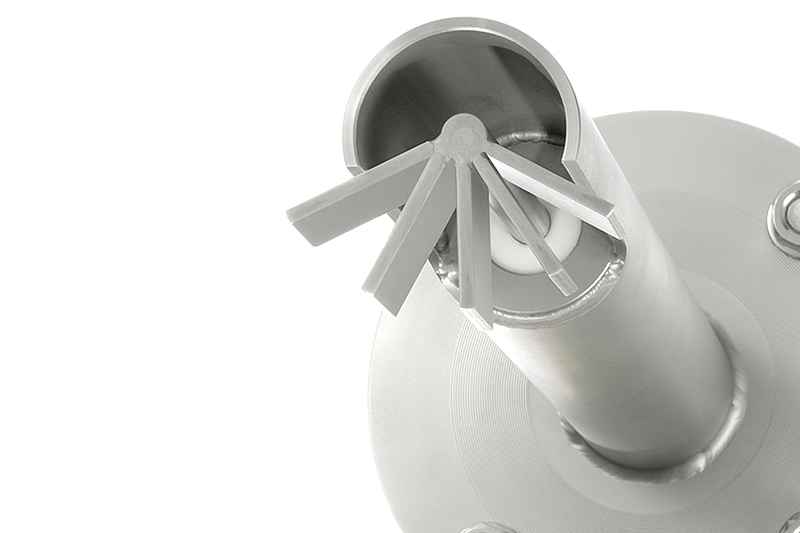 Detailansicht vom Schwenkbereichs des MBA801