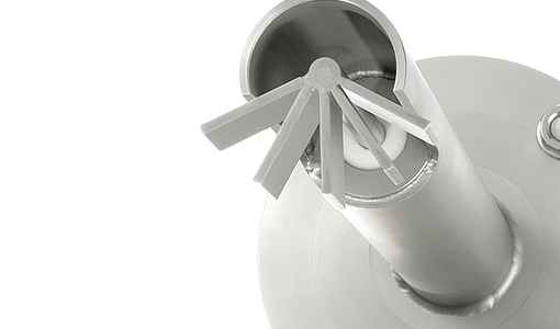 Detailansicht vom Schwenkbereichs des MBA801